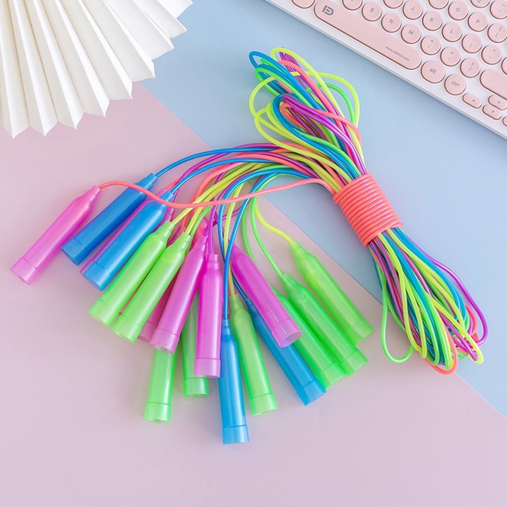Worgeous 8Pcs Skipping Ropes Assorted Color Adjustable Length for ...