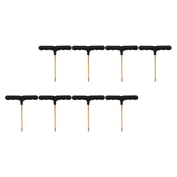 Mobutofu 8-Piece Trampoline Spring Puller Tool Set with T-Hook Iron for Easy Spring Hooking and Replacement