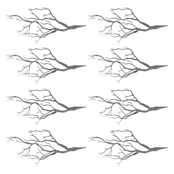 Worgeous 8pcs Artificial Dried Branch Models Simulation Twig Tree Branch Models Simulated Tree Twig Ornaments