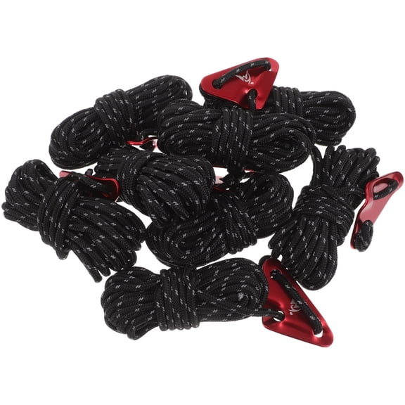 Worgeous 8pcs Camping Gear Rope Camping Cord Mountaineering Lines Hauling And Dragging Rope Mountaineering Rope Accessory Camping Tarp