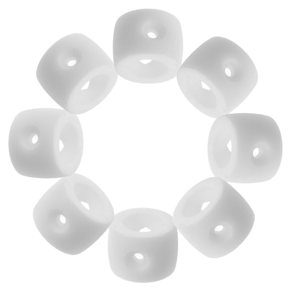 8pcs Table Soccer Rod Stop Rings and Goal Bar Locator Ring Plastic Foosball Parts Mini Football Accessories