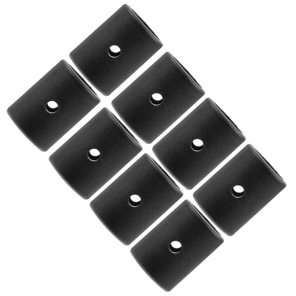 WHAMVOX Foosball Table Parts with Durable PVC Stopper Rings for Home Black Smooth Gameplay 8pcs