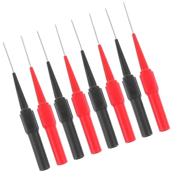 Worgeous 8pcs Multimeter Testing Lead Multimeter Back Probes Multimeter Testing Pin Probes
