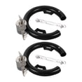 thumbnail image 1 of Worgeous Small Bike Lock 301 Stainless Steel Silver 2 Sets, 1 of 8