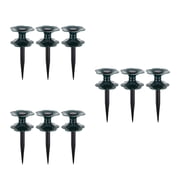 Worgeous 9-Piece Garden Hose Guide Spikes Set Outdoor Water Hose Stakes for Lawn and Garden Irrigation Supplies