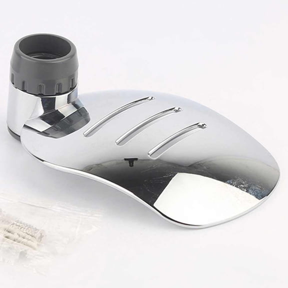 Worgeous ABS Soap Holder with Drain Holes for Bathroom Silver Color Keeps Soap Dry and Lasting Longer 25mm Pore Diameter