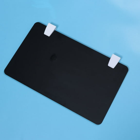 Worgeous  Acrylic Baffle Privacy Board Divider Classroom Testing Desk Shield Student Black