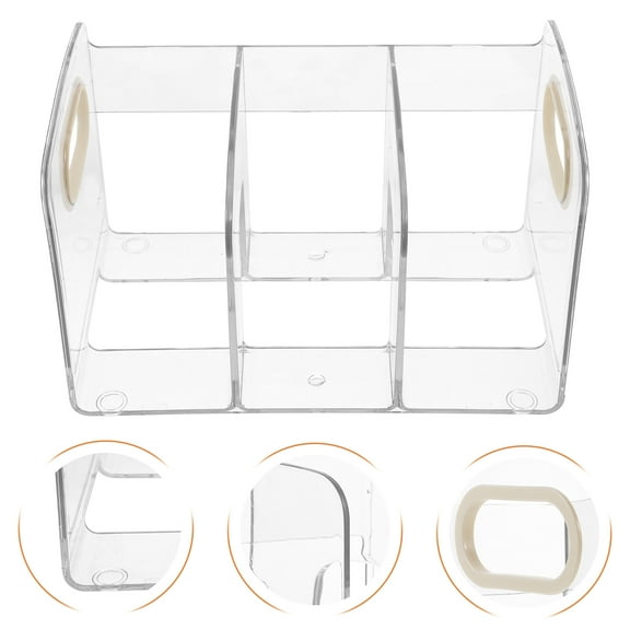 RENACLIPY Clear Adjustable Bookend Book Holder for Home Office Desk, 1 Pack, and Space-Saving Organizer