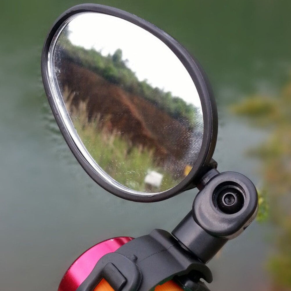 Worgeous  Adjustable Bike Mirror Universal Motorcycle Mirrors Rear View Black