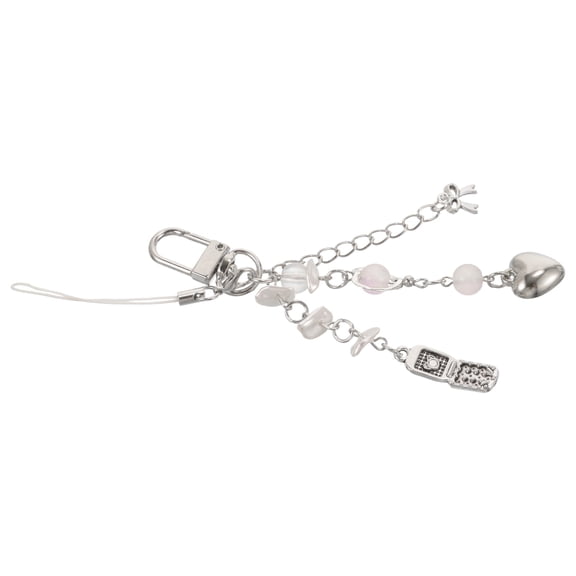 Worgeous Alloy Aesthetic Keychain Cute Key Ring Pendant Hanging Bag Pendant Keychain Charm