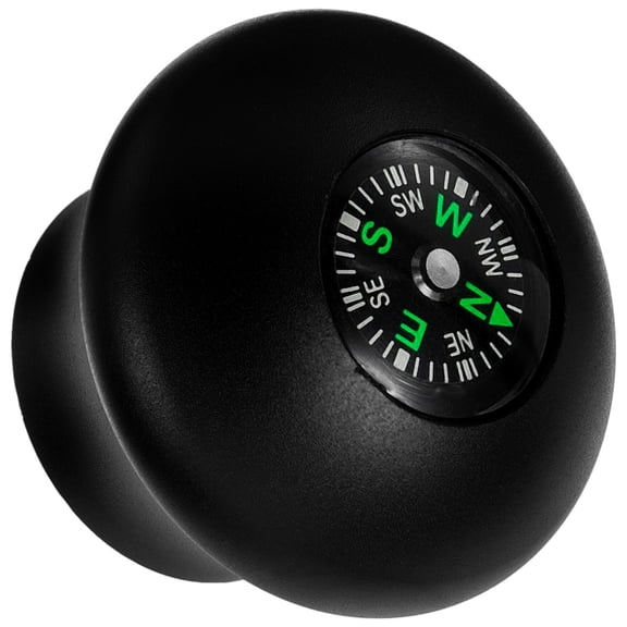 CIMAXIC pole compass Trekking Pole Head Cover Black Hiking Pole Ergonomic Design 1Pcs