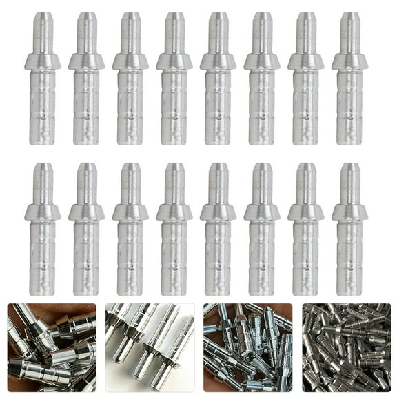 Worgeous Aluminum Arrow Nock for Hunting Compound Bow Arrow Use Silver Sturdy and Durable 40 Pieces