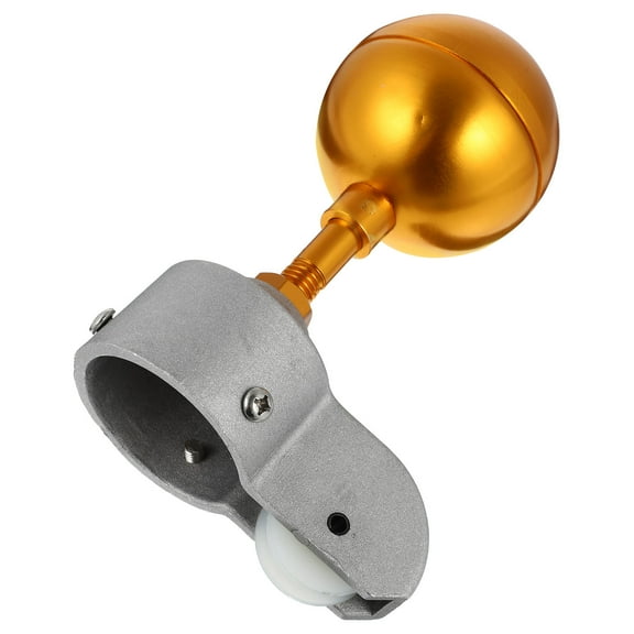 Worgeous Aluminum Flagpole Ball Topper Ornament 1 Set Silver Gold Color for Wind-Resistant Hardware