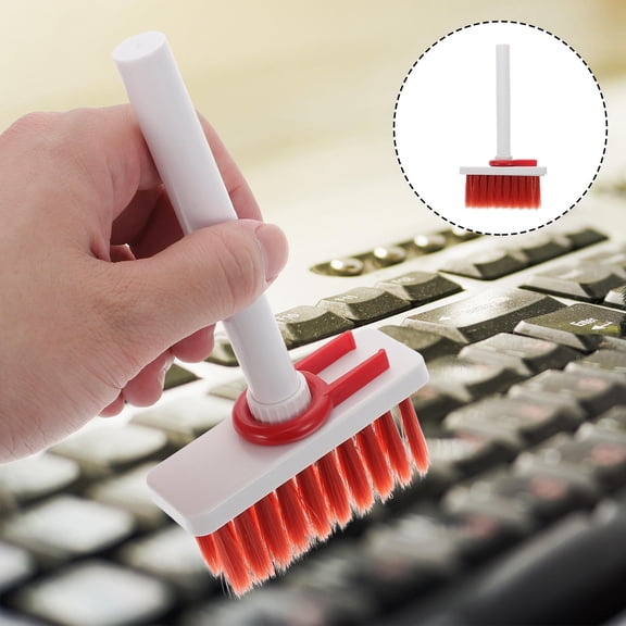 FONDOTIN Portable Anti-Static Cleaning Brush for Electronics and Models, White, Lightweight and Easy to Use