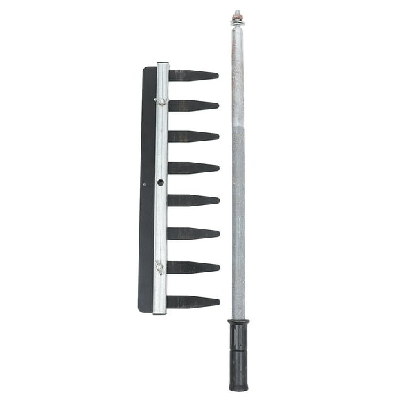 FONDOTIN Landscape Rake Aluminum Flat Design 1Pack 11.9X11.4in