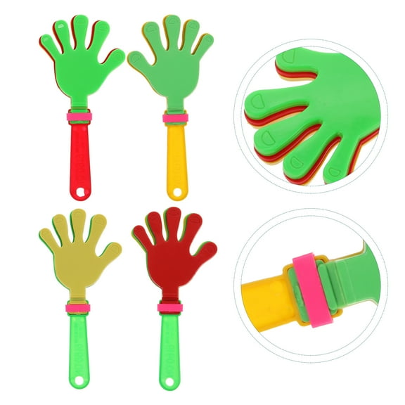 CIMAXIC hand clapping cheers Hand Clapper Assorted Color 12-Pcs