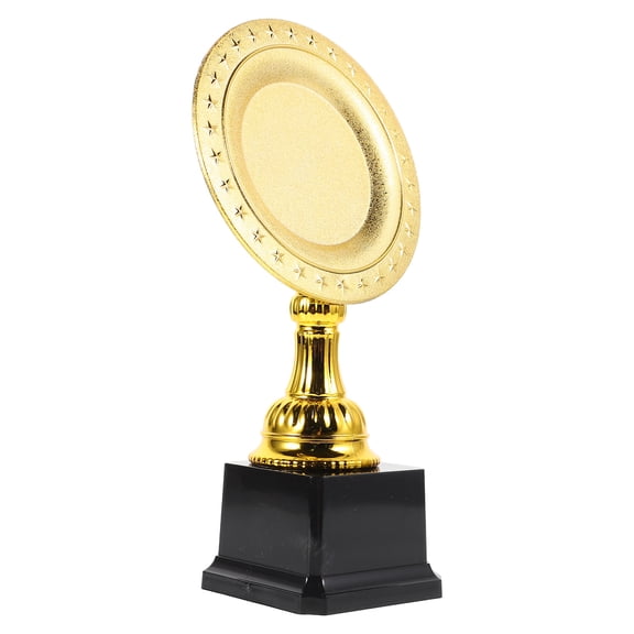 Worgeous Award Trophy Decor For Ceremonies And Parties Plastic Plate Shape Trophy Cup For Soccer Goalkeepers Team Achievements And Student Competitions