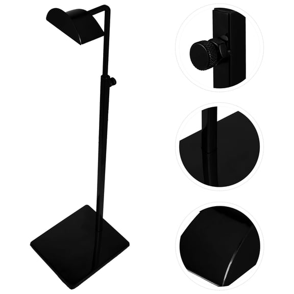 Worgeous Bag Display Rack Handbag Showing Stand Adjustable Height Bag Stand for Store