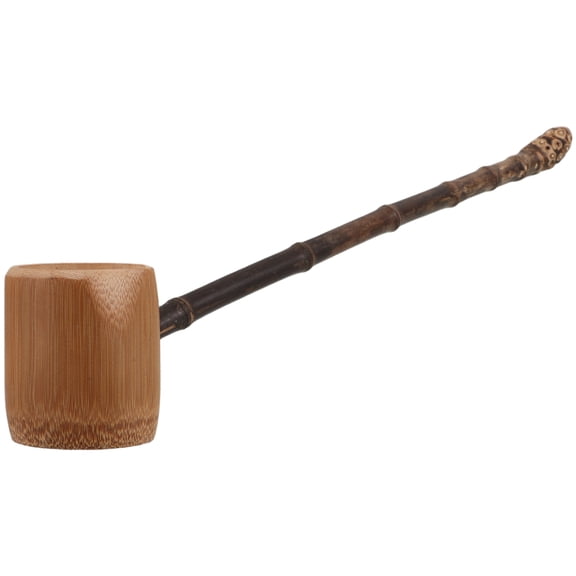 Worgeous Bamboo Water Scoop Long Handle Ladle for Kitchen Use Durable Versatile Natural .5 inches