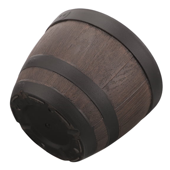 Worgeous Barrel Planters Imitation Wine Barrel Flowerpot 22.50X22.50X17.00CM Colorful