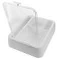 thumbnail image 1 of COSMOBETTY Wall Mounted Bathroom Shelf 1Set White Rectangular Storage for Home Decor, 1 of 8