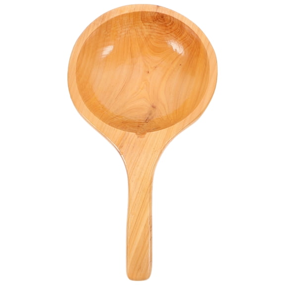 Worgeous Elegant Wooden Bucket Water Ladle with Magnetic Closure - Stylish Decorative Purse Accessory