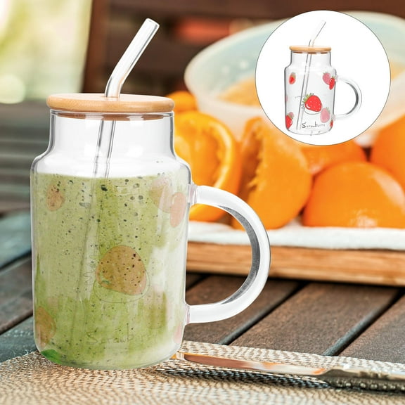 FONDOTIN Drinking Glasses Transparent Glass for Friends in Living Room 1 Set 5.1X4.7In