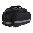 thumbnail image 1 of CIMAXIC Bike Rear Rack Pouch Storage Bag Black Oxford Cloth Large Capacity Design 1Pcs, 1 of 8