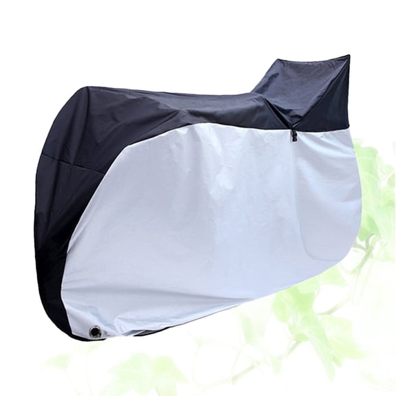 Worgeous Bike Protector from Japan Black Polyester Durable Waterproof and UV Proof with Lockhole for Safe