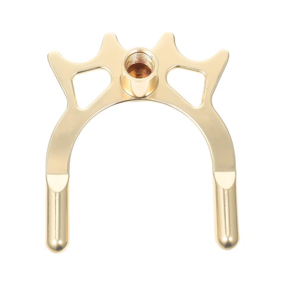 Worgeous Portable Billiard Cue Stand Holder for Pool Table, Travel-Friendly, Golden Finish