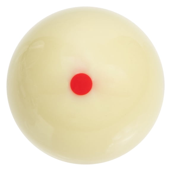 FONDOTIN Practice Training Cue Ball Red Resin with Six Dots for Accurate Shots
