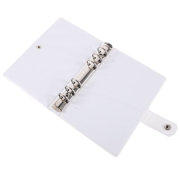 Worgeous Binder Cover Household 6-ring Binder Reusable Notebook Shell for DIY Scrapbook Making