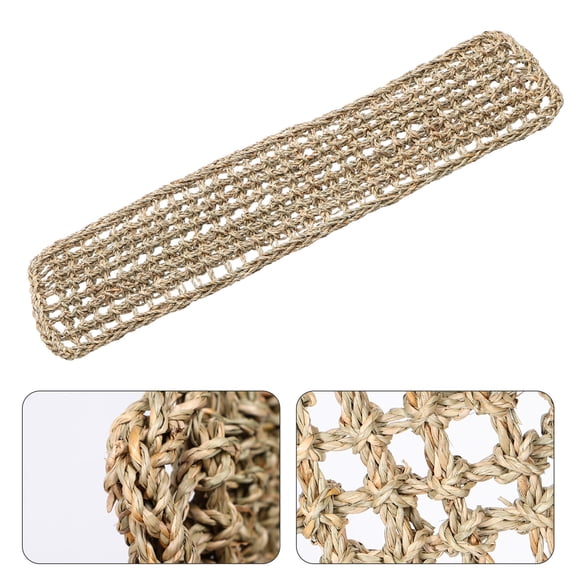 SEWCHICS Bird Perch Rope Parrot Swing Toy Wicker 1Set