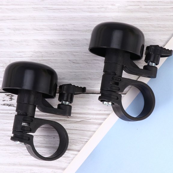 Worgeous Black Metal Bike Bell for Safe Cycling Clear Loud Sound Durable Easy Install Accessories