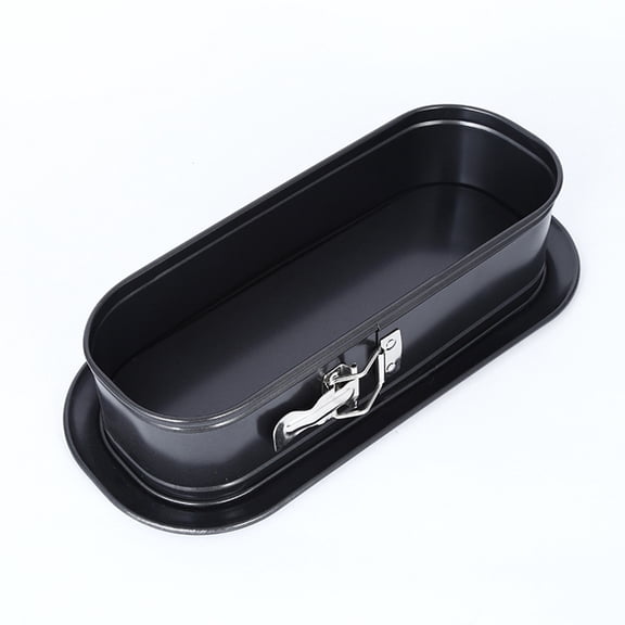 Worgeous Black NonStick Carbon Steel Baking Mold for Loaf Cake or Toast with Lock and Lid 7.87"x4.33"x2.95"