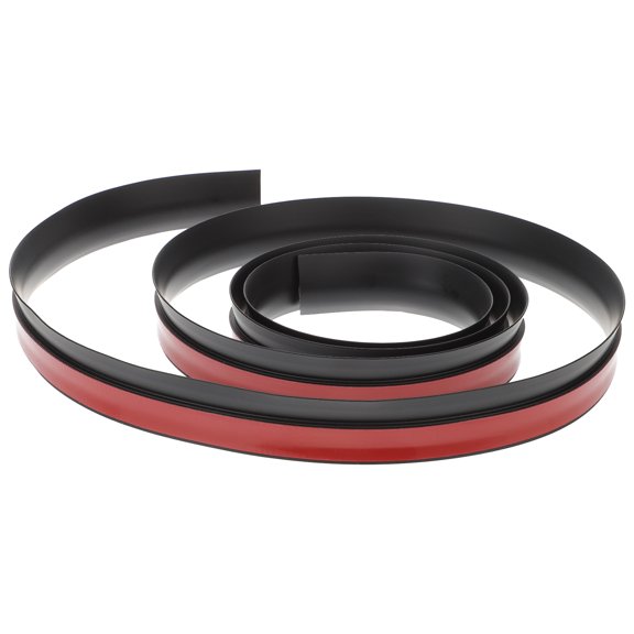 FONDOTIN Floor Transition Strip Black 1Pcs 200X1.4in Self Adhesive Back
