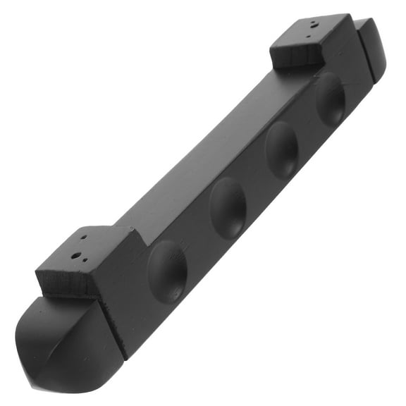 Worgeous Black Wall Mount Rod Holder for Storage Use Made with Durable Wood Excellent Craftsmanship Fits 1