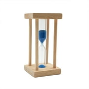 Worgeous Blue Hourglass Timer for Timekeeping 1 Minute Sand Clock ABS Glass Decor