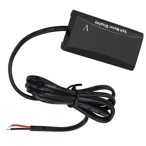 RENACLIPY DC Power Meter Voltage Gauge for Accurate Electrical Measurements, 1 Piece Digital Voltage Tester