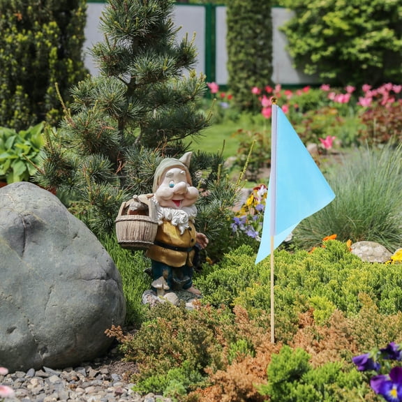 Phenofice Garden Marking Flags for Construction Blue 8Set 15.7x11.8in