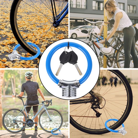 BESTYASH Small Portable Bike Lock, -Shaped Zinc Alloy Anti-Theft Security Lock for