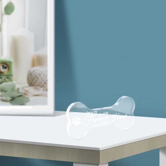 Worgeous Bone Shaped Memorial Plaque Garden Dog Memorial Plaque Pet Loss Commemorative Plaque For Deceased Pet Dog Owners Pet Memorial Ornament For Outdoor Use