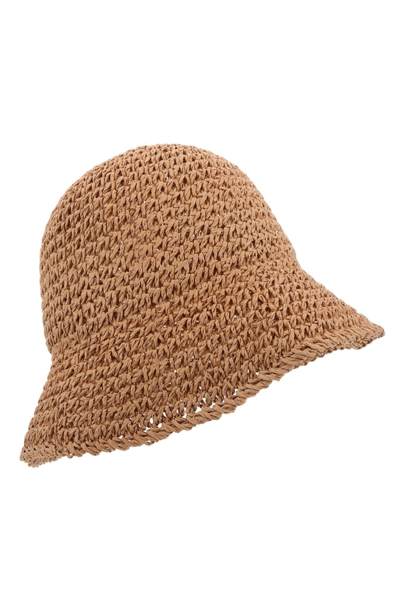 Bucket Hat for Women Straw Bucket Hat Bride Women's 35.00X21.00X2.00CM
