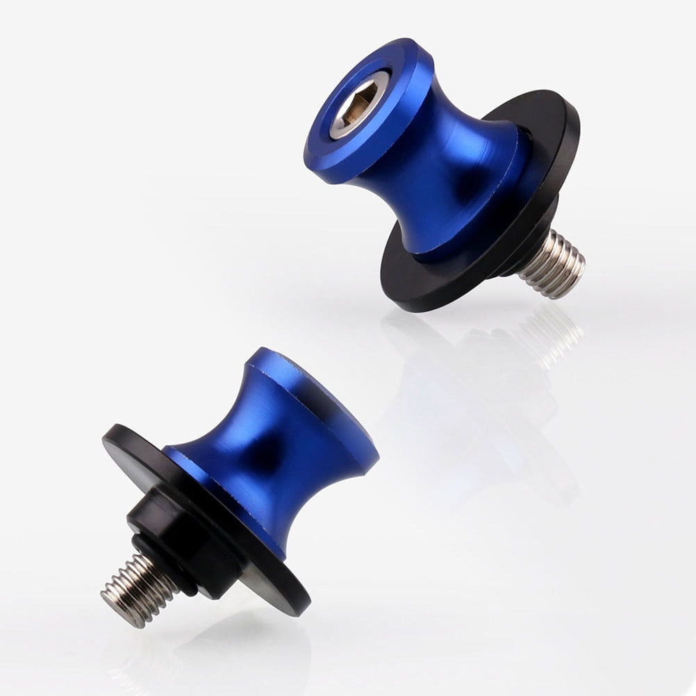 Raindrops Motorcycle Swing Arm Spools Sliders Aluminum Alloy 2Set 2.4x1.9x1.9In