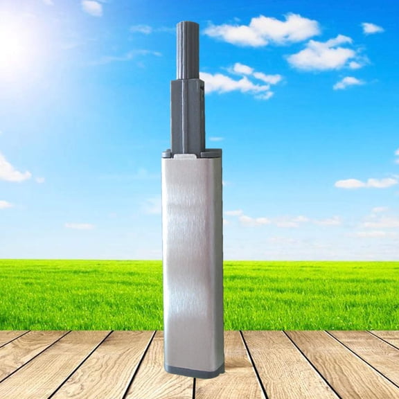 Worgeous Cabinet Cupboard Latch Door Drawer Push To Open System Damper Buffer for Closet Cupboard Cabinet Furniture (Silver)