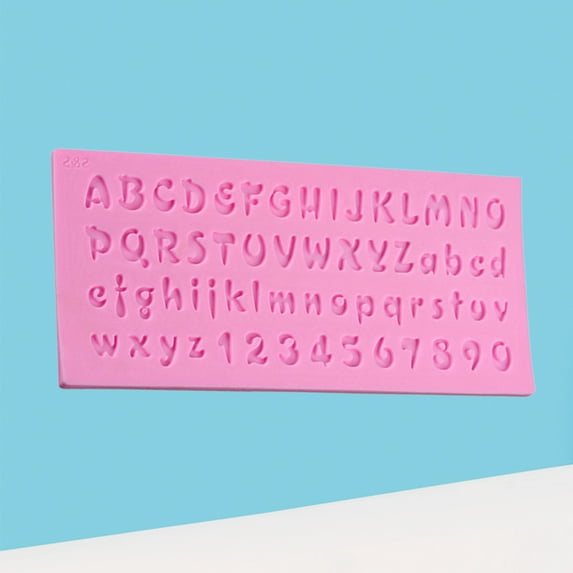 Worgeous Cake Decorating Letter Fondant Mold English Letters