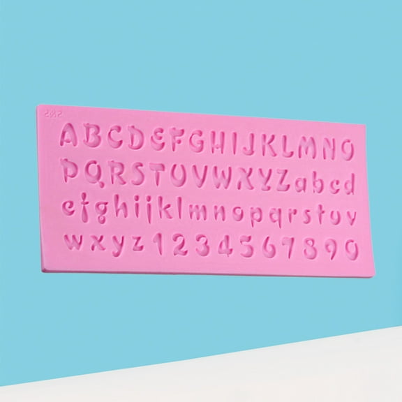 Worgeous Cake Decorating Letter Fondant Mold English Letters