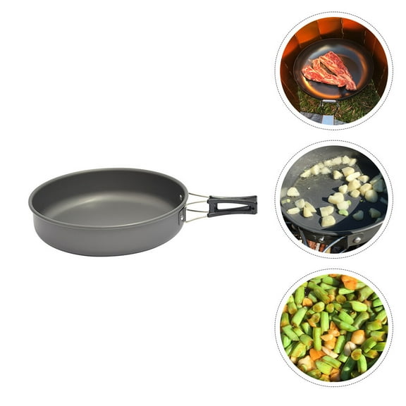 CIMAXIC Outdoor Activities Frying Pan Aluminum 1Pack