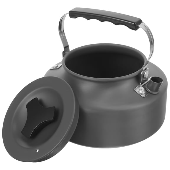 RENACLIPY Dark Grey Lightweight Camping Kettle - Portable, , Wear-Resistant for Outdoor Travel, Hiking, Backpacking, and Storage