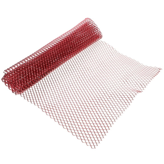 Worgeous Car Grill Mesh Aluminum Alloy Automotive Grille Insert Bumper Multifunctional Grille Mesh Roll for Car Bumper